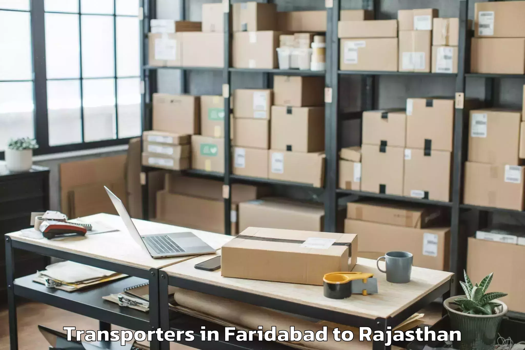 Expert Faridabad to Bagidora Transporters